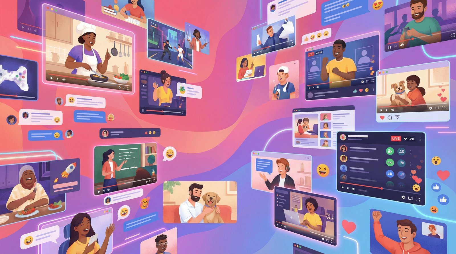 小蓝视频社区视频-互动直播